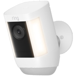 Ring Spotlight Cam Pro sikkerhetskamera (hvit/batteri)