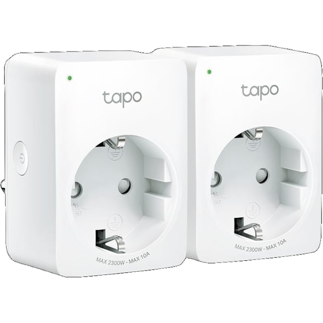 TP-Link Tapo P100 Smart Wi-Fi sokkel (2-pakning)