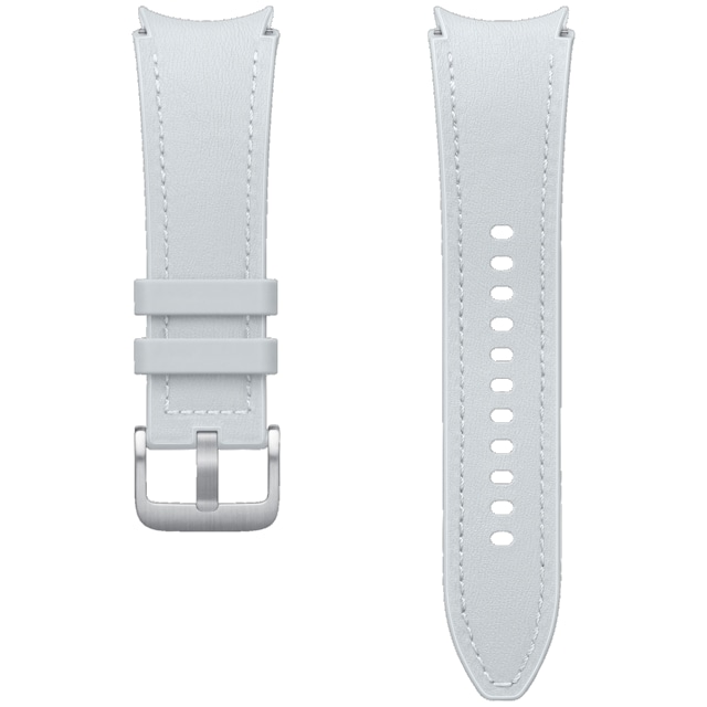 Samsung Galaxy Watch6 Hybrid Leather reim S/M (sølv)