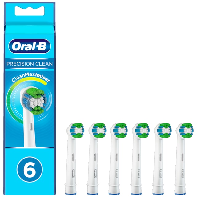 Oral-B Precision tannbørstehoder 321798 (6-pakning)