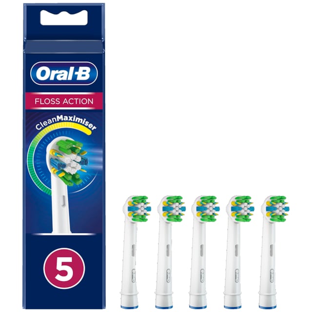 Oral-B Floss Action tannbørstehoder 325062 (5-pakning)