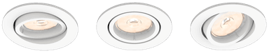 Philips Donegal Ceiling armatur GU10 3-pakning (hvit)