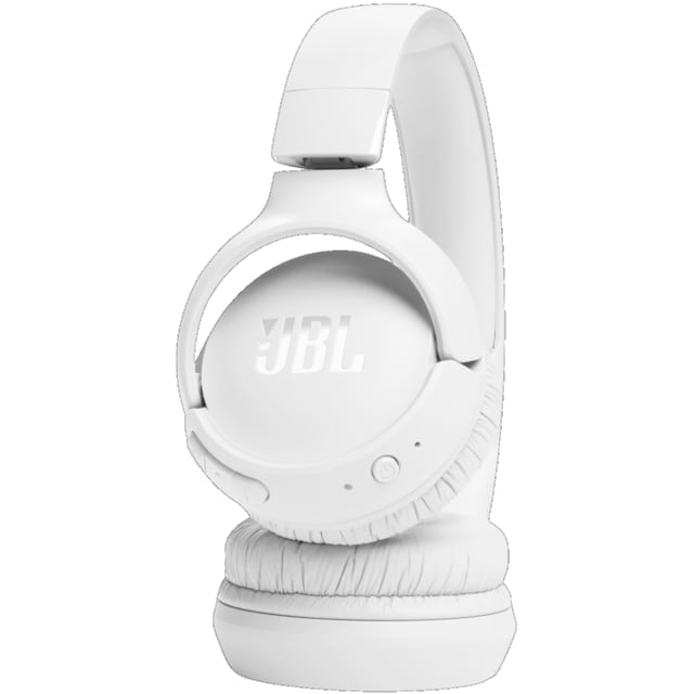 JBL Tune 525BT trådløse on-ear hodetelefoner (hvit)