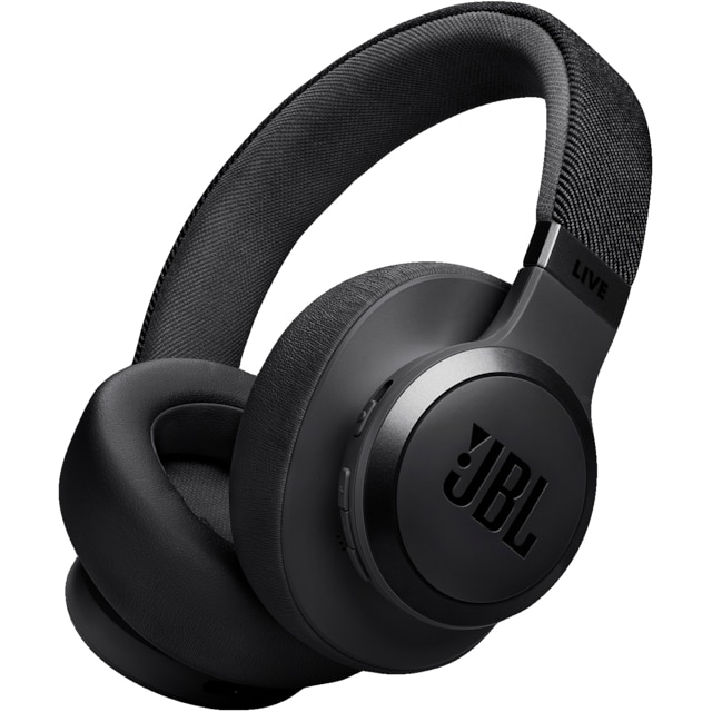 JBL Live 770NC trådløse around-ear hodetelefoner (sort)