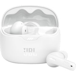 JBL Tune Beam helt trådløse in-ear hodetelefoner (hvit)