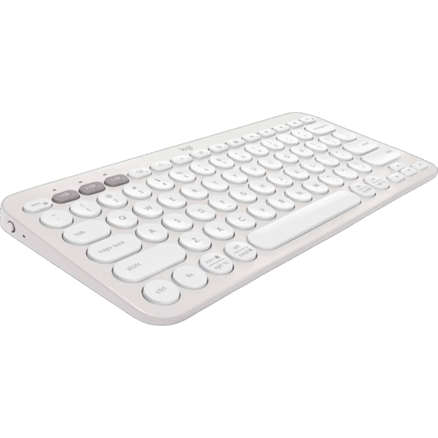 Logitech Pebble Keys 2 K380s trådløst tastatur (Off-White)