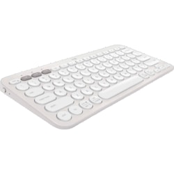 Logitech Pebble Keys 2 K380s trådløst tastatur (Off-White)