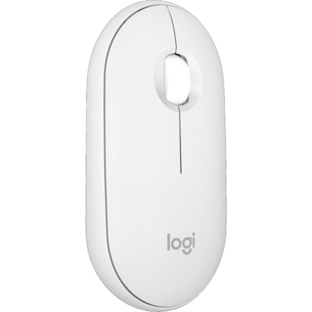 Logitech Pebble Mouse 2 M350s trådløs mus (Off-White)