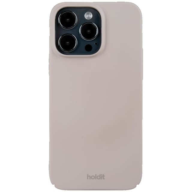 Holdit Slim Case iPhone 15 Pro Max deksel (grå)