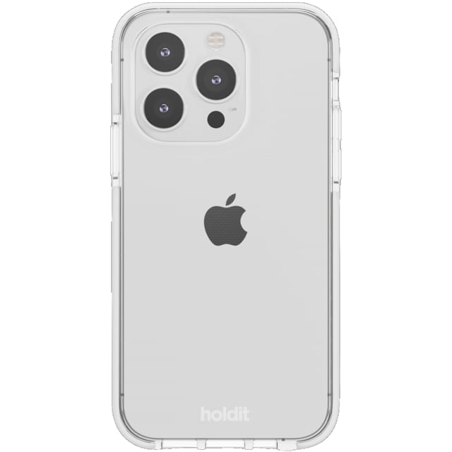 Holdit Seethru iPhone 15 Pro deksel (hvit)