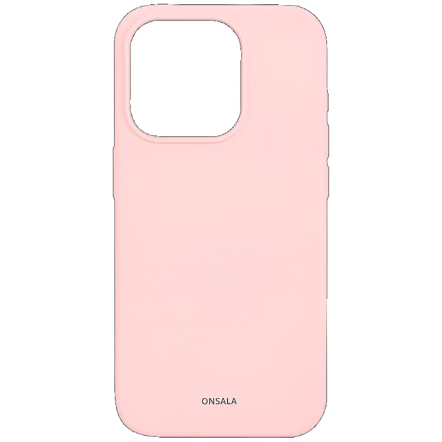 Onsala iPhone 15 Pro Silicone deksel (rosa)