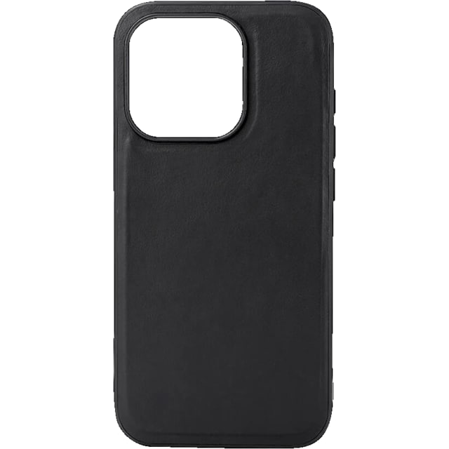 Buffalo iPhone 15 Pro Leather MagSeries deksel (sort)