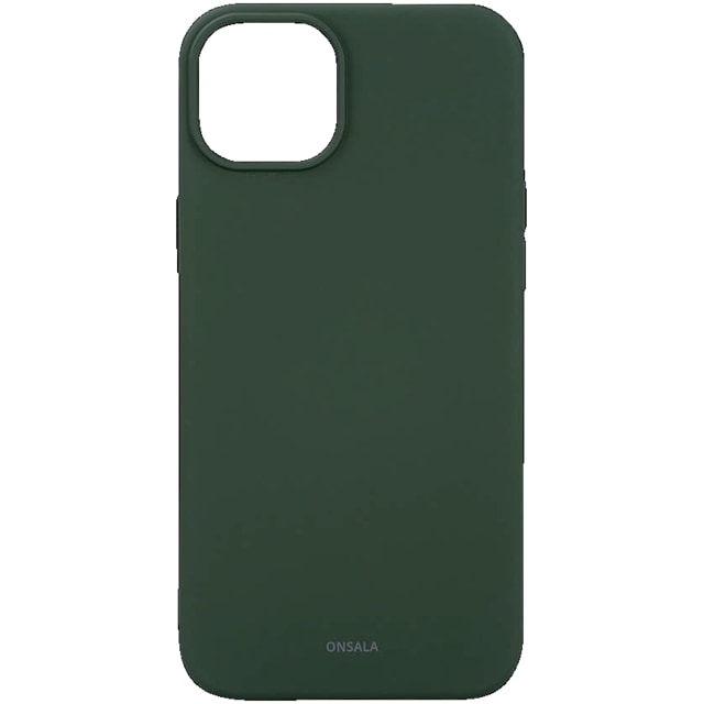 Onsala iPhone 15 Plus Silicone deksel (grønn)