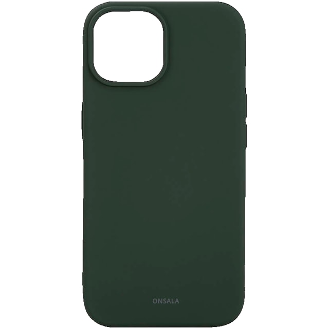 Onsala iPhone 15 Silicone deksel (grønn)
