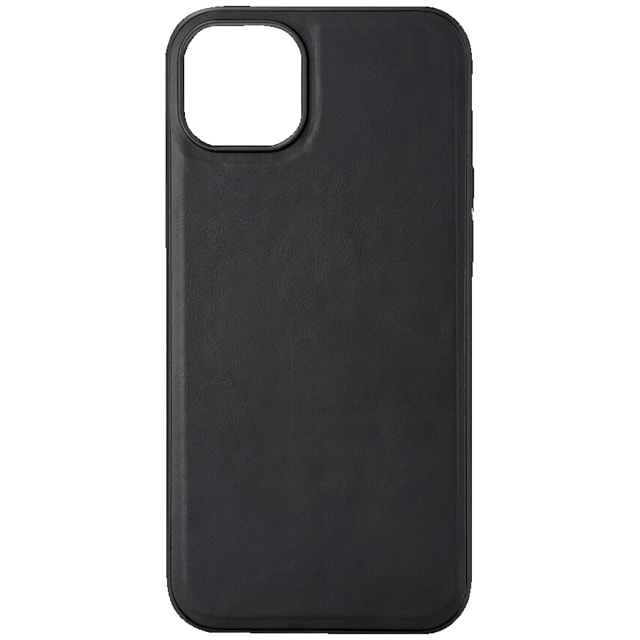 Buffalo iPhone 15 Plus Leather MagSeries deksel (sort)