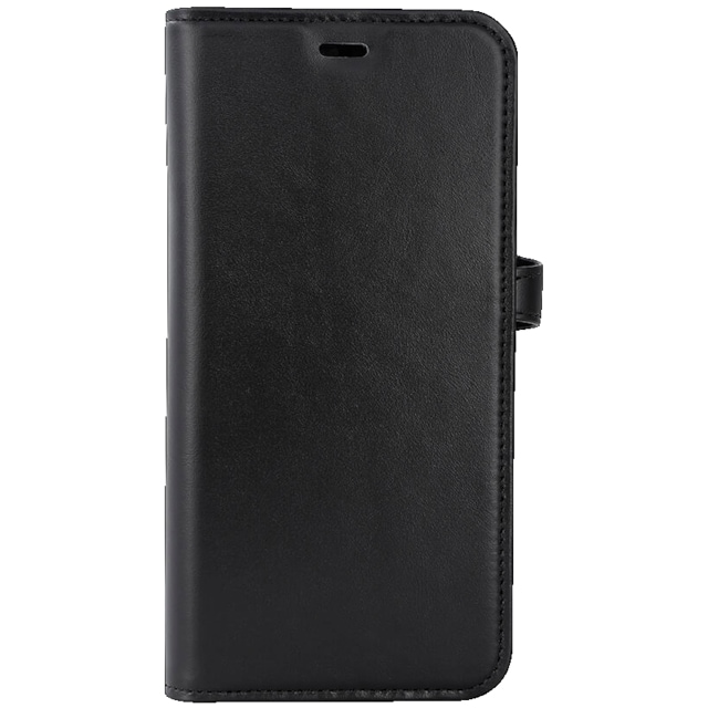 Buffalo iPhone 15 Plus 2-i-1 Leather MagSeries lommebokdeksel (sort)