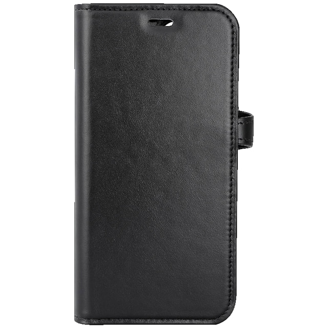 Buffalo iPhone 15 Pro 2-i-1 Leather MagSeries lommebokdeksel (sort)