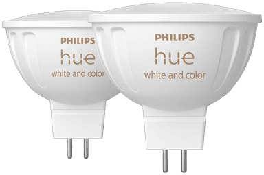 Philips Hue WCA MR16 LED-lyspære 6,3 W 2-pk