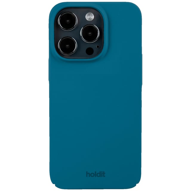 Holdit Slim Case iPhone 14 Pro deksel (blå)