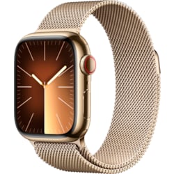Apple Watch S9 41mm GPS+CEL (Gold Stainless/Gold Milanese Loop)