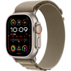 Apple Watch Ultra 2 49mm GPS+CEL Titanium S (Oliven/Alpine Loop)