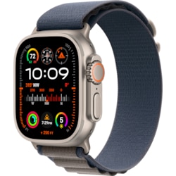 Apple Watch Ultra 2 49mm GPS+CEL Titanium M (Blå/Alpine Loop)