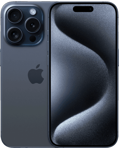 iPhone 15 Pro 5G smarttelefon 1TB Blå Titan