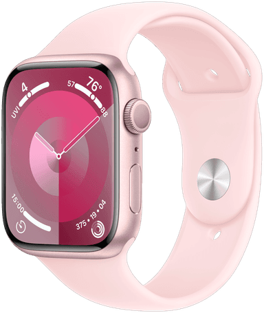 Apple Watch S9 45mm GPS (Pink Alu/Light Pink Sport Band) S/M