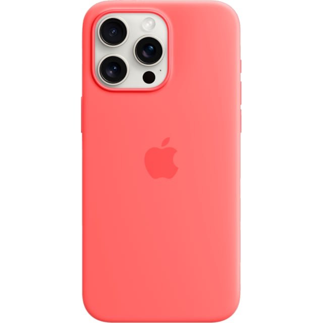 iPhone 15 Pro Max Silicone deksel med MagSafe (guava)