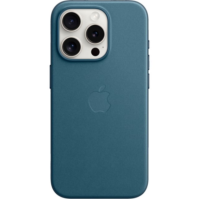 iPhone 15 Pro FineWoven deksel med MagSafe (stillehavsblå)