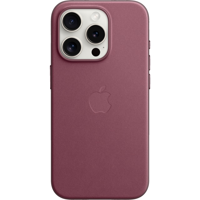 iPhone 15 Pro FineWoven deksel med MagSafe (morbær)