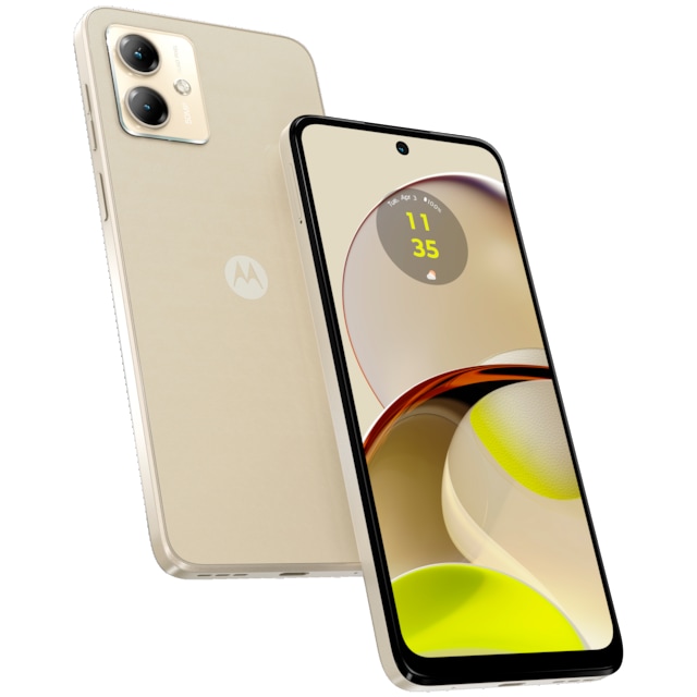 Motorola Moto G14 smarttelefon 4/128GB (beige)