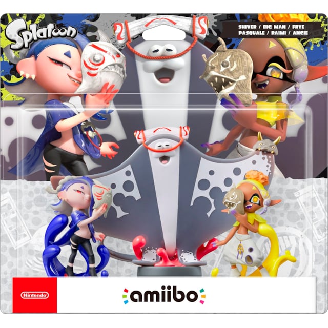 Nintendo Amiibo figur - Splatoon - Shiver, Big Man, Frye