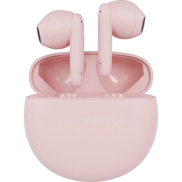 Happy Plugs Joy Lite helt trådløse in-ear hodetelefoner (rosa)
