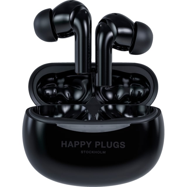 Happy Plugs Joy Pro helt trådløse in-ear hodetelefoner (sort)