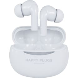 Happy Plugs Joy Pro helt trådløse in-ear hodetelefoner (hvit)