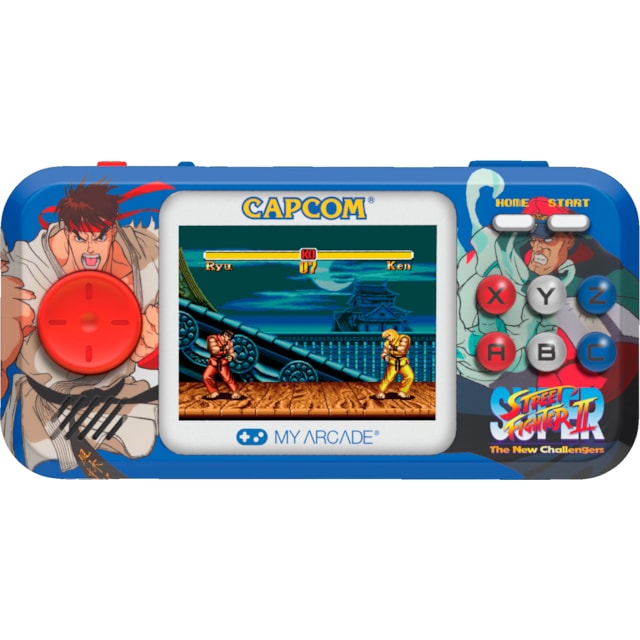 My Arcade Pocket Player Super Street Fighter II håndholdt konsoll