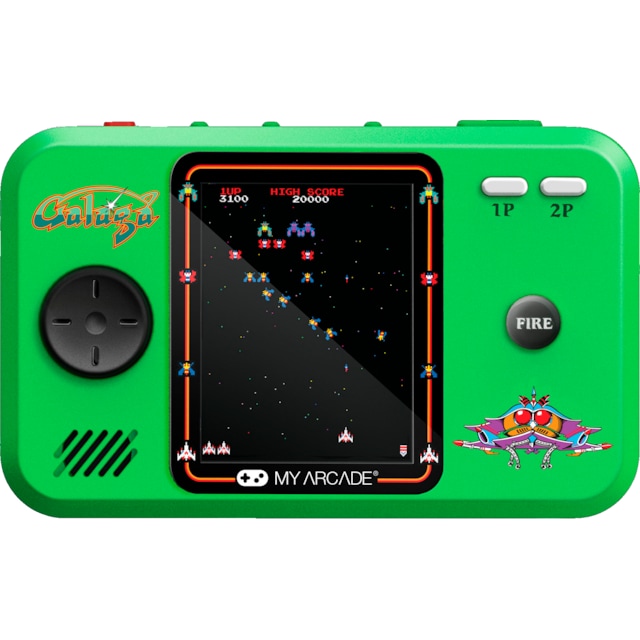 My Arcade Pocket Player Pro Galaga håndholdt konsoll