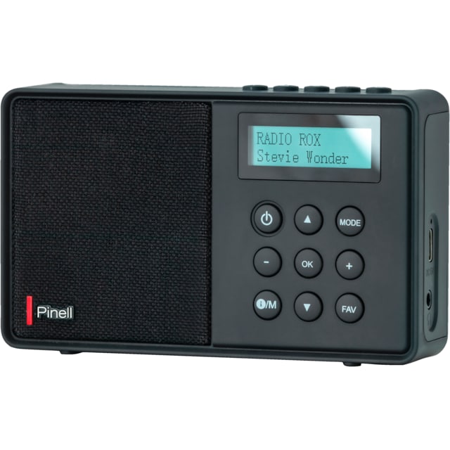 Pinell Micro portable digital radio (sort)