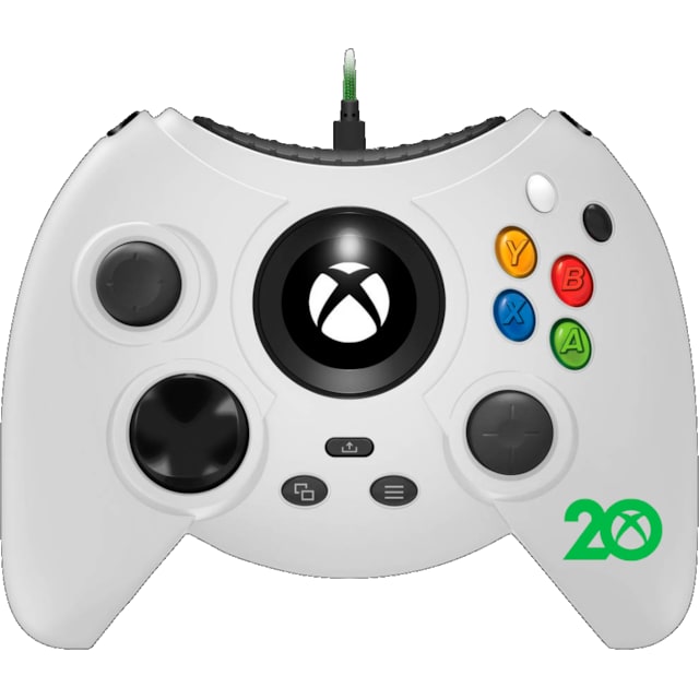 Hyperkin Duke Xbox 20th Anniversary kablet kontroller (hvit)