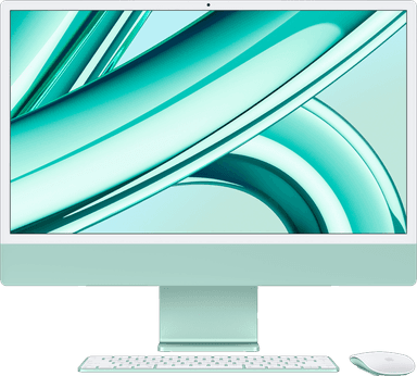 iMac 24" M3 2023 8/10/256 (grønn)