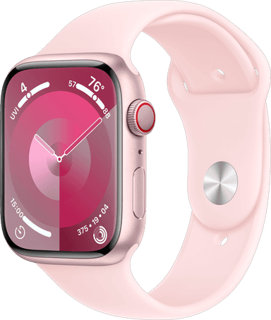 Apple Watch S9 45mm GPS+CEL (Pink Alu/Light Pink Sport Band) M/L