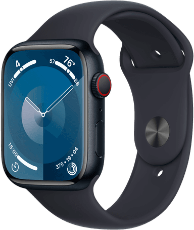 Apple Watch S9 45mm GPS+CEL (Midnight Alu/Midnight Sport Band) M/L