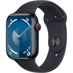 Apple Watch S9 45mm GPS+CEL (Midnight Alu/Midnight Sport Band) S/M