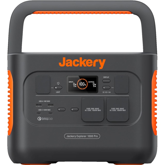 Jackery Explorer 1000 Pro strømstasjon