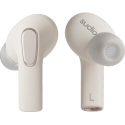 Sudio E3 helt trådløse in-ear hodetelefoner (hvit)