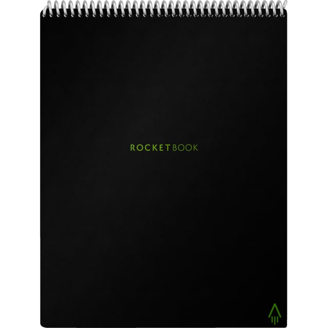 Rocketbook Flip Letter gjenbrukbar notatblokk A4 (infinity black)