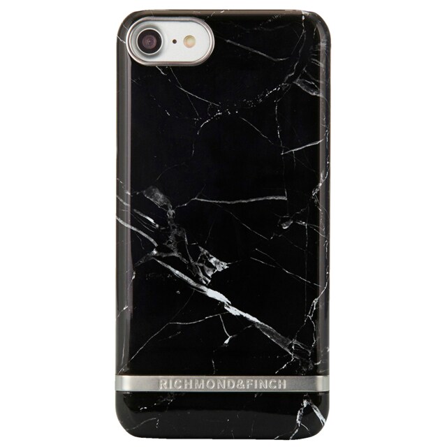Richmond & Finch iPhone 6/6S/7/8/SE Gen. 2/3 deksel (sort marmor)