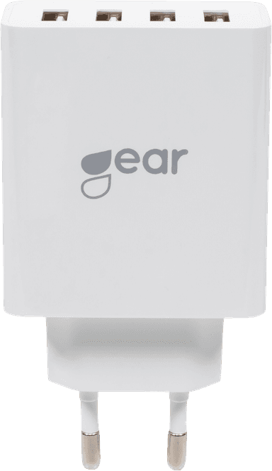 Gear 220V vegglader med 4 uttak 665096