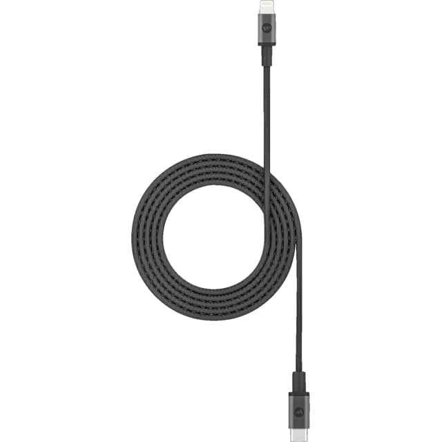 Mophie USB-C til Lightning-ladekabel 1,8 m (sort)